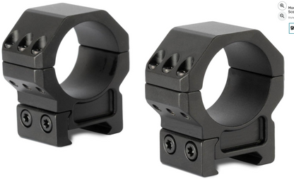 Monstrum Deadlock Series Scope Rings, 30mm 1" Center Height (Medium Height)