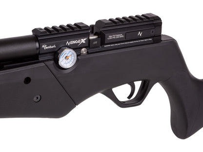 Air Venturi Avenge-X PCP rifle available in .177, .22 and .25 available in 210cc Air Tube or 400cc Bottle