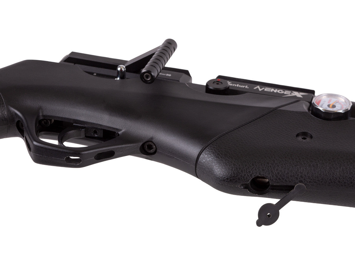 Air Venturi Avenge-X PCP rifle available in .177, .22 and .25 available in 210cc Air Tube or 400cc Bottle