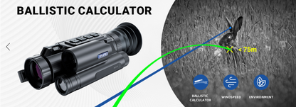 In Stock Pard NV008SP2LRF Night Vision Scope with Built-in Illuminator and Laser Rangefinder with Ballistics