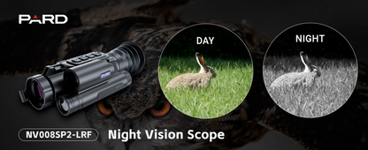 In Stock Pard NV008SP2LRF Night Vision Scope with Built-in Illuminator and Laser Rangefinder with Ballistics