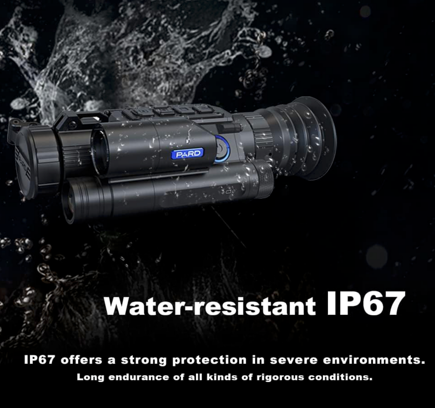 In Stock Pard NV008SP2LRF Night Vision Scope with Built-in Illuminator and Laser Rangefinder with Ballistics