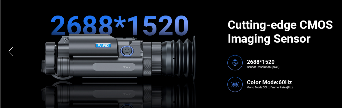In Stock Pard NV008SP2LRF Night Vision Scope with Built-in Illuminator and Laser Rangefinder with Ballistics