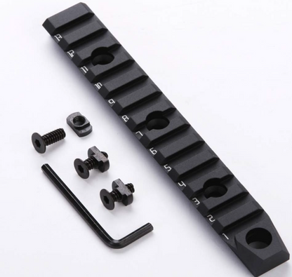 TuFok 13-Slot Aluminum Picatinny Rail for Keymod