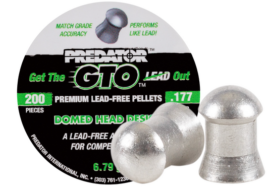 In Stock Predator GTO "Green" Pellets - Lead Free - Available in .177, .22 and .25 Calibers