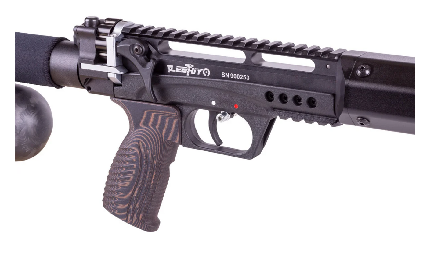 Edgun Leshiy 2 9mm/.357 with 600mm barrel, Behemoth moderator, RIPR Regulator, Monster Plenum, Alpha Trigger Mod