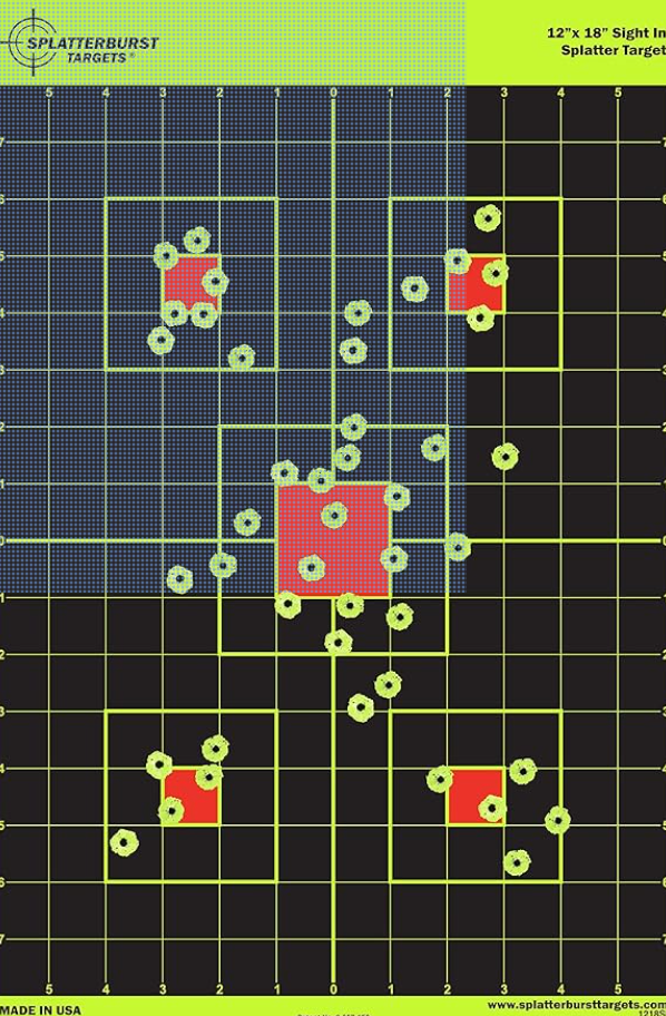 Stick in the Ground Target Stand that Holds 2 Targets - Optional to Include Reactive Splatter Burst Targets (25 Pack)