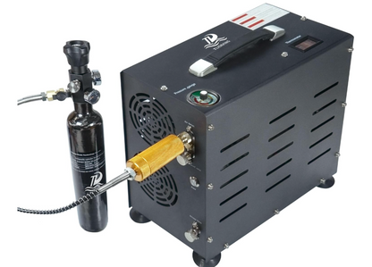 In Stock TUDIVING-4500Psi/300Bar PCP Compressor, 800W Dual-Cylinder PCP Air Compressor,Auto Stop High Pressure Compressor. Can easily fill 2.6L CF Bottle