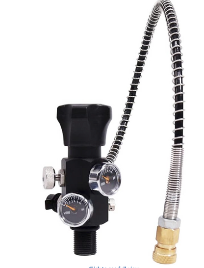 TUXING 4500psi High Pressure Carbon Fibre Cylinder - AIr Bottle, 2.5L Carbon Fiber Tank, Diving Scuba Tank, PCP Paintball Air Tank with Valve M18*1.5