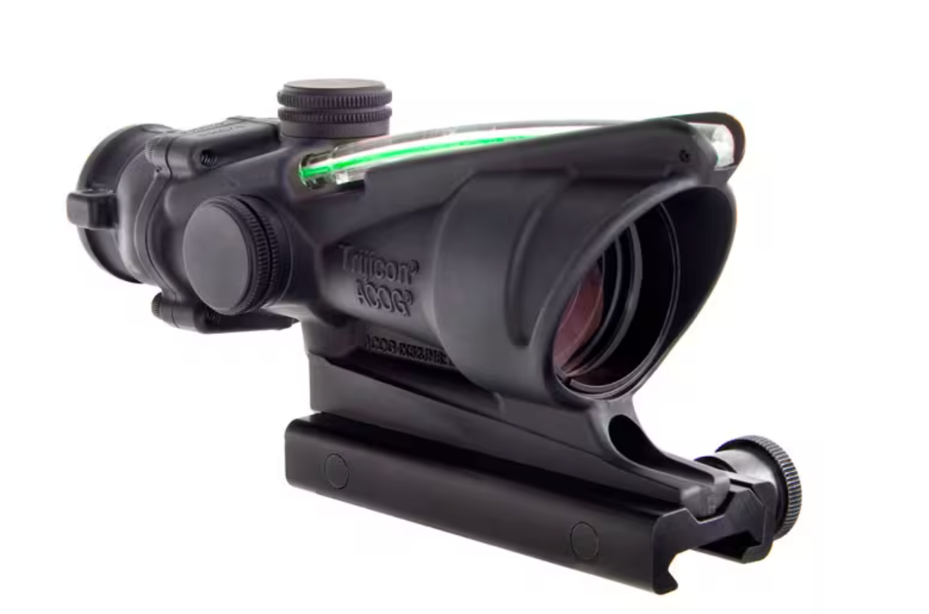 In stock Trijicon ACOG 4x32 .223 Green Horseshoe/Dot TA31H-G  100224