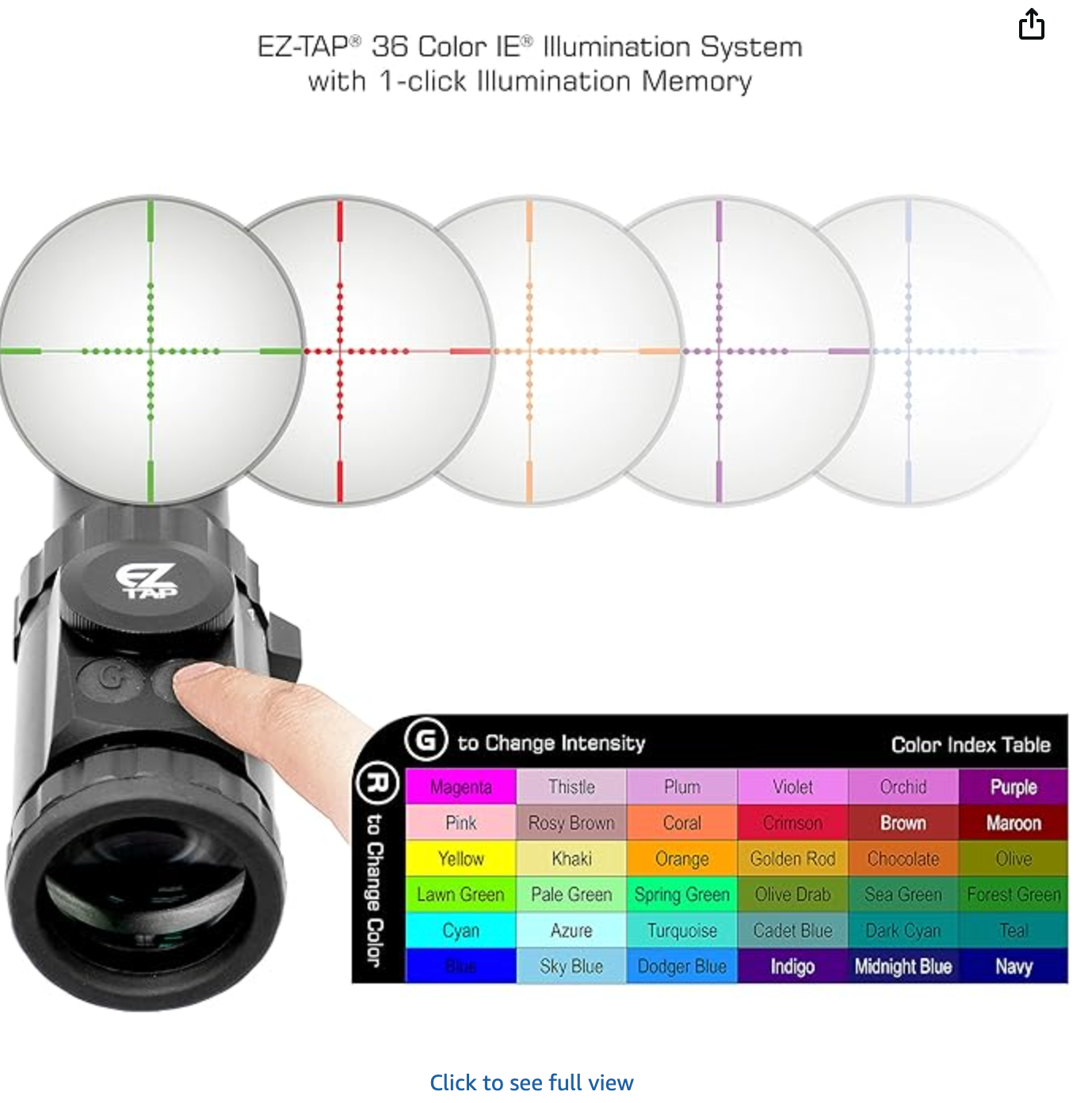 In Stock UTG 3-12X44 30mm Compact Scope, AO, 36-color Mil-dot, Rings , Black