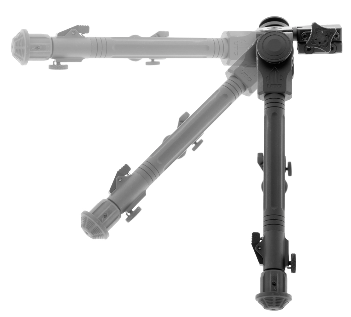 In Stock UTG® Over Bore Bipod, 7.3" - 11.4" Center Height, Picatinny-BPOB01-A