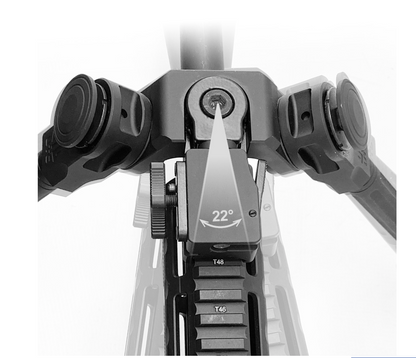 In Stock UTG® Over Bore Bipod, 7.3" - 11.4" Center Height, Picatinny-BPOB01-A