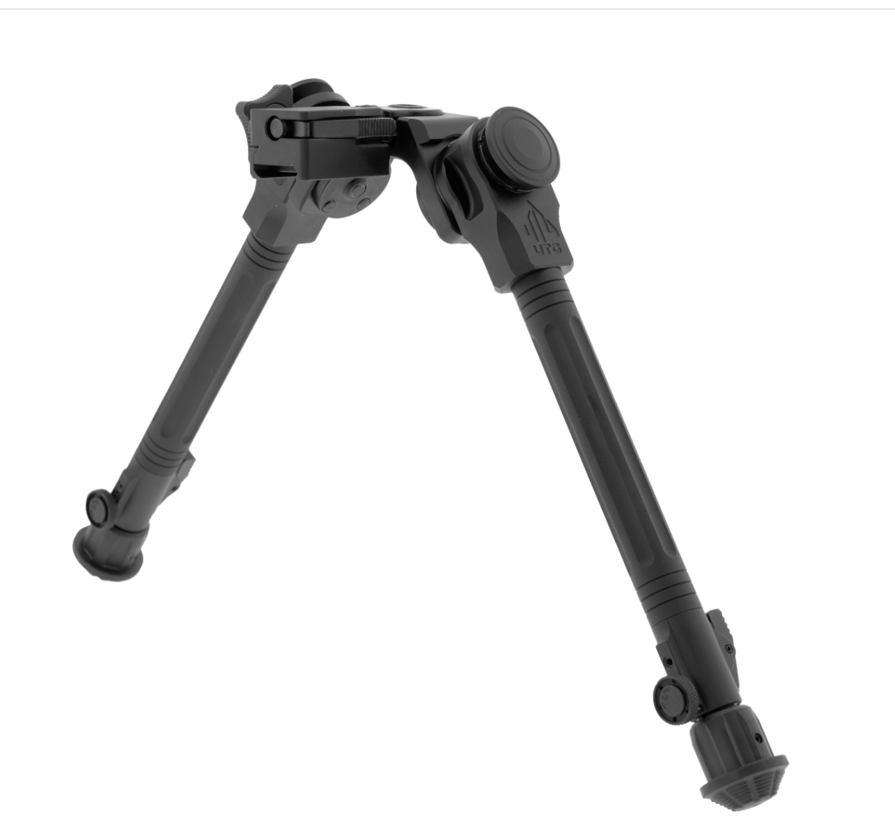 In Stock UTG® Over Bore Bipod, 7.3" - 11.4" Center Height, Picatinny-BPOB01-A