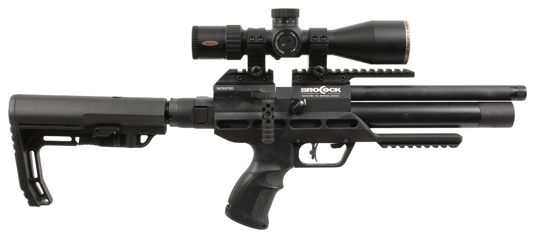 Upgraded Brocock Atomic XR PCP Rifle, Folding Stock (.177, .22, .25 ...