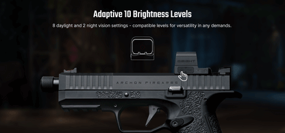 Osight SE SE Enclosed Micro Red Dot Sight - RMSc/K Footprint In Stock Compatible | 2 MOA Dot & 32 MOA Circle Dual Reticle System | Durable Compact Reflex Sight