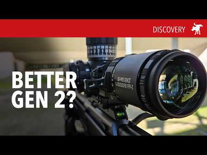 DiscoveryOpt ED GEN-II 5-25x56mm PRS Rifle Scope FFP, Illuminated MOA Reticle with Zero Stop 34mm Tube - With or Without High Scope Rings